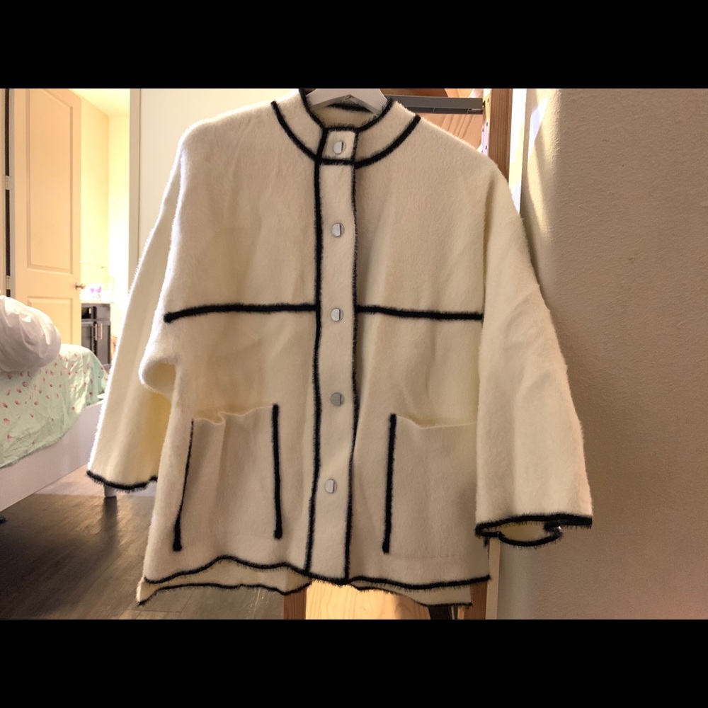 cardigan blanche